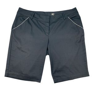 Tail Short Womens 16 Navy Flat Front Slash Pocket Mid Rise Performance Golf